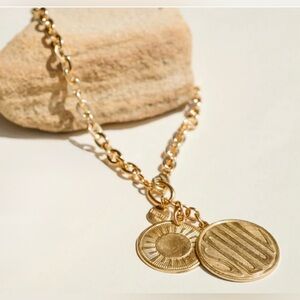 Twisted Silver Soulshine Elegant Gold Pendant Necklace